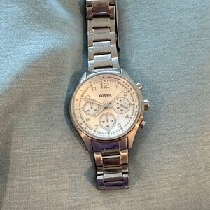 Fossil Stainless Steel Chronograph Watch